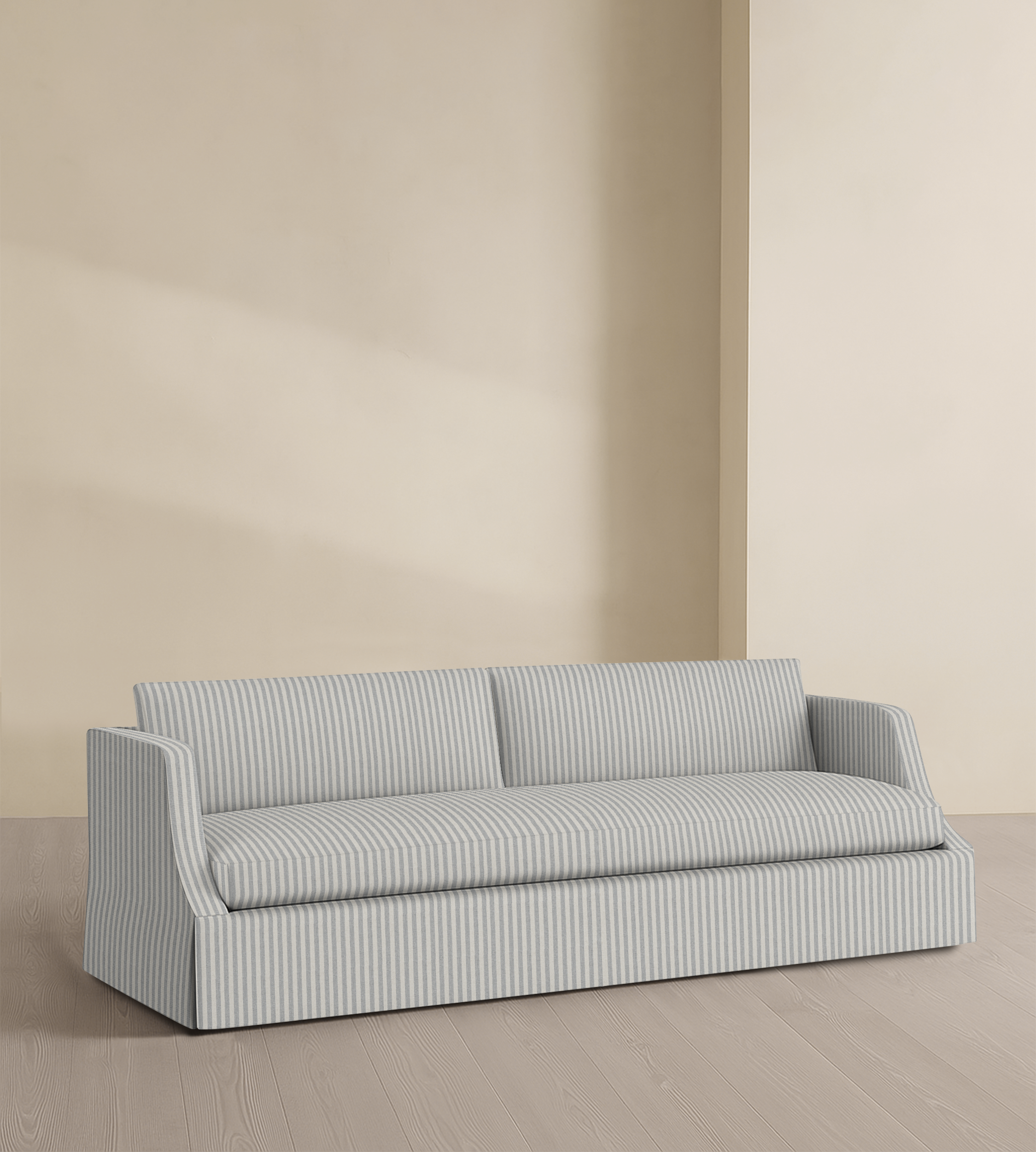 The Dalston – 95" Skirted Bench Sofa