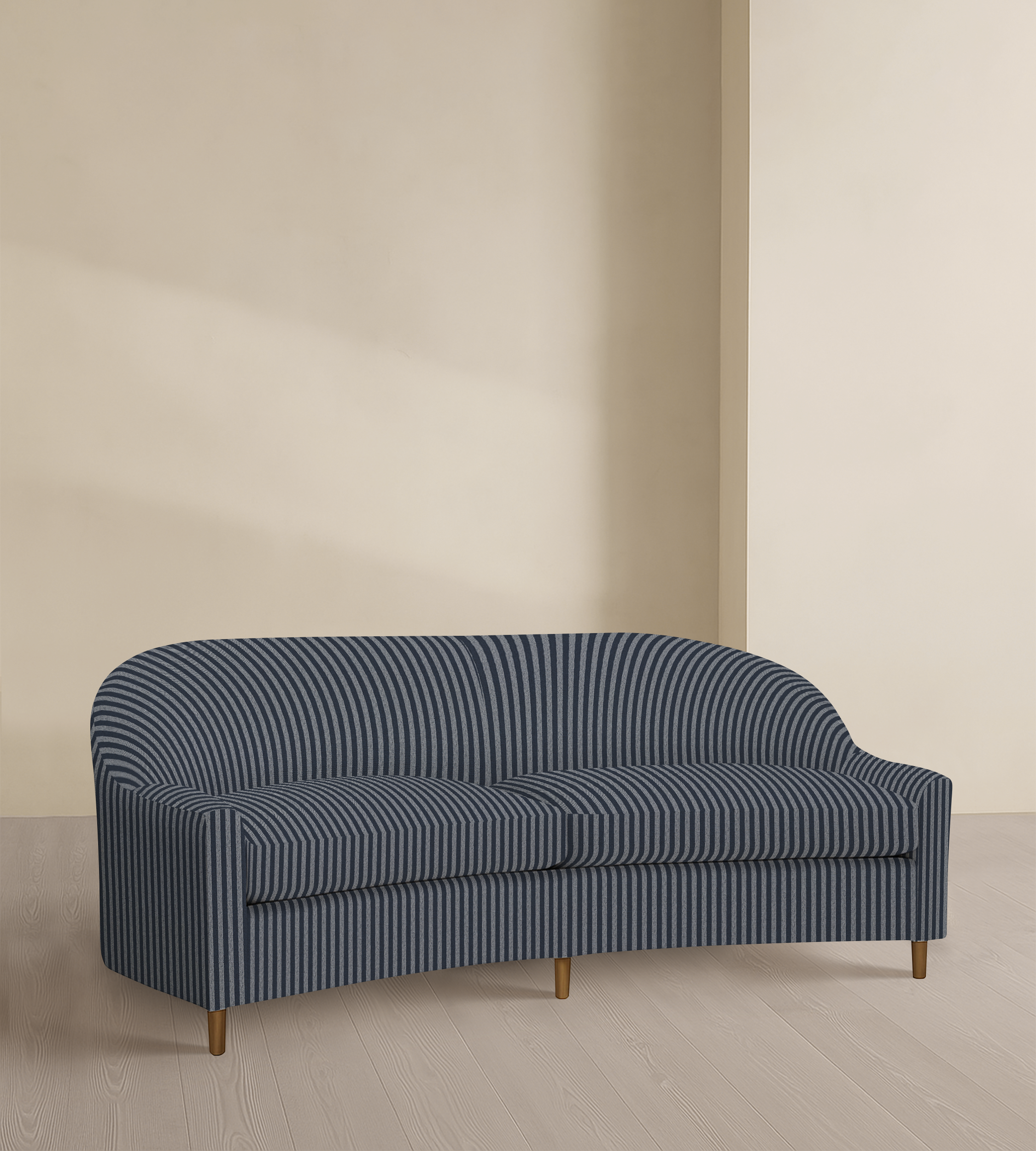 The Fitzroy – 86" Tightback Curved Sofa