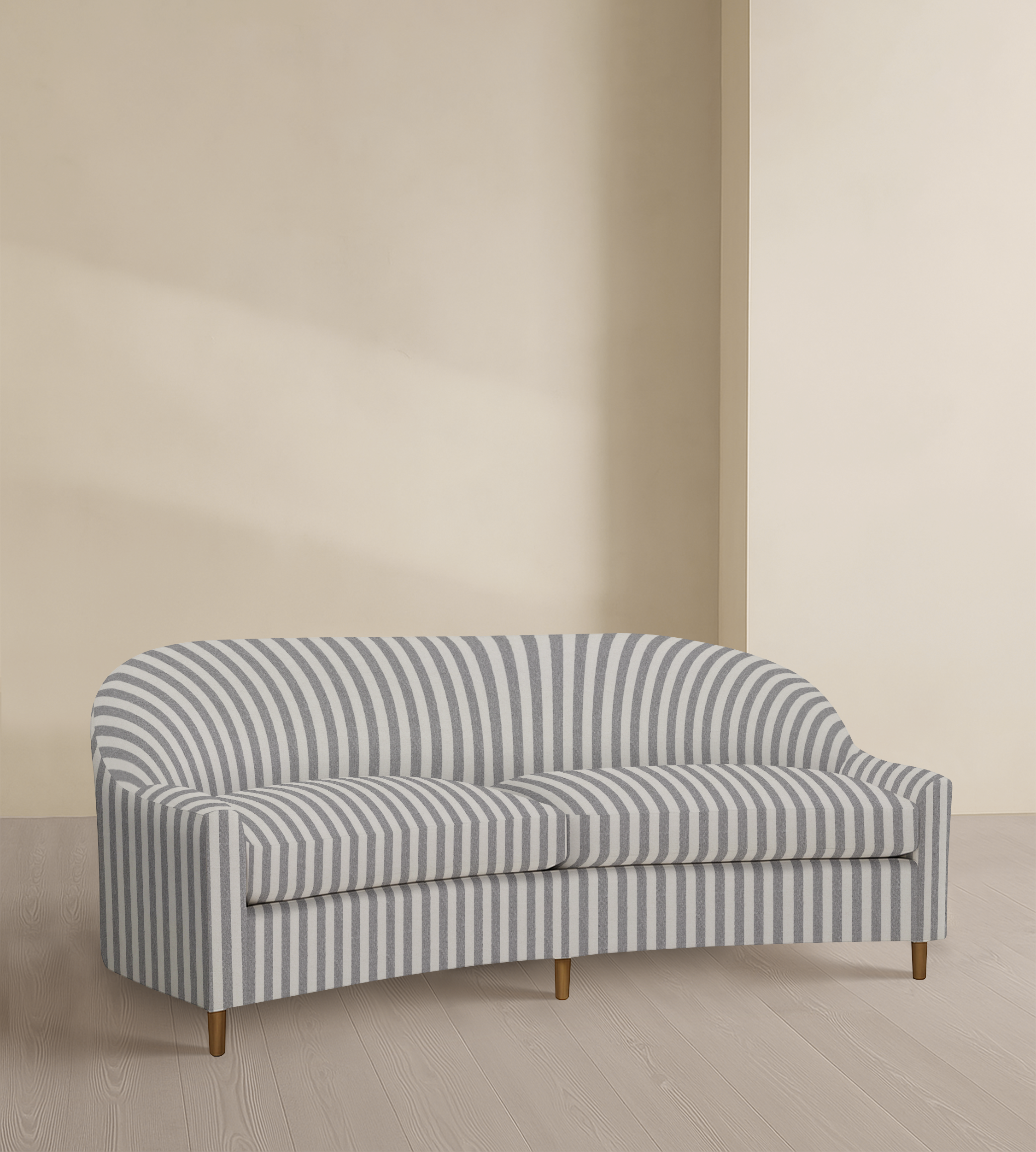The Fitzroy – 86" Tightback Curved Sofa