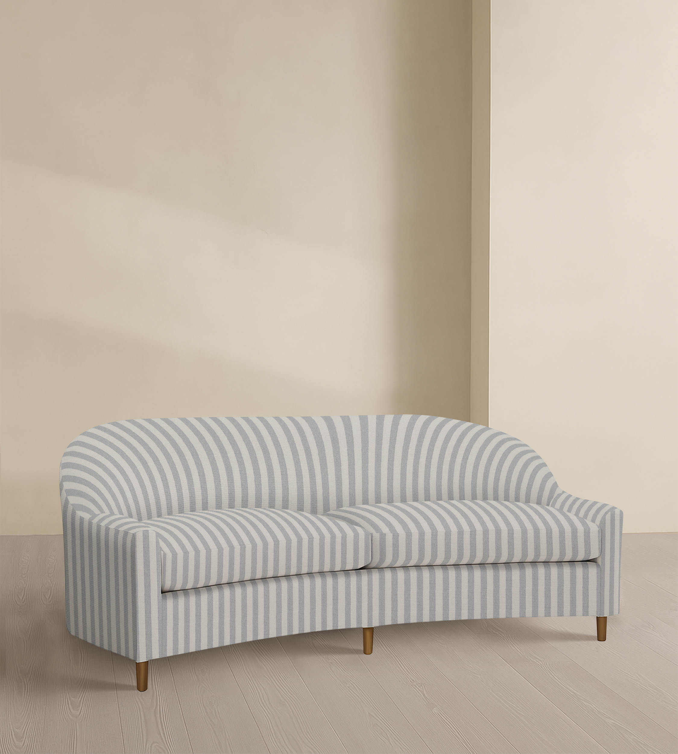 The Fitzroy – 86" Tightback Curved Sofa