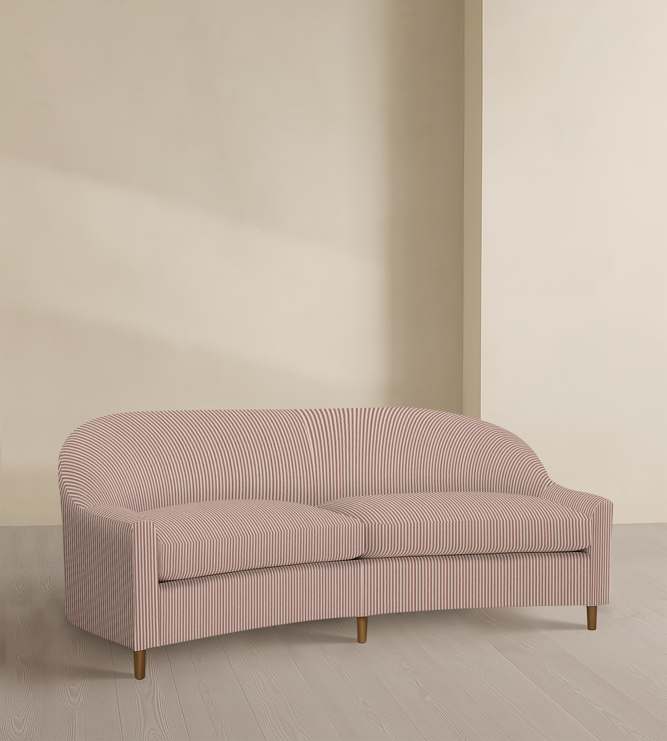 The Fitzroy – 86" Tightback Curved Sofa