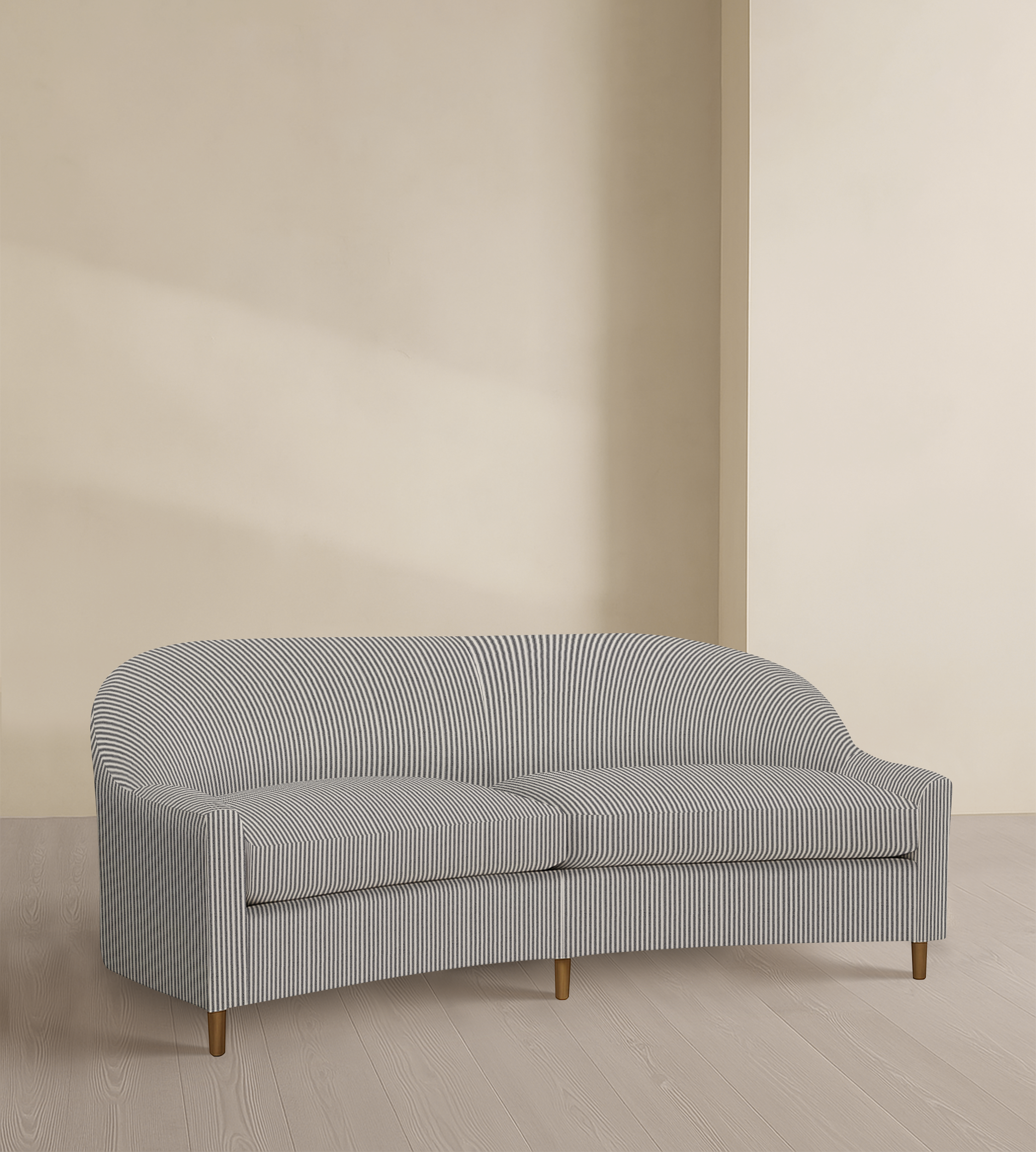 The Fitzroy – 86" Tightback Curved Sofa