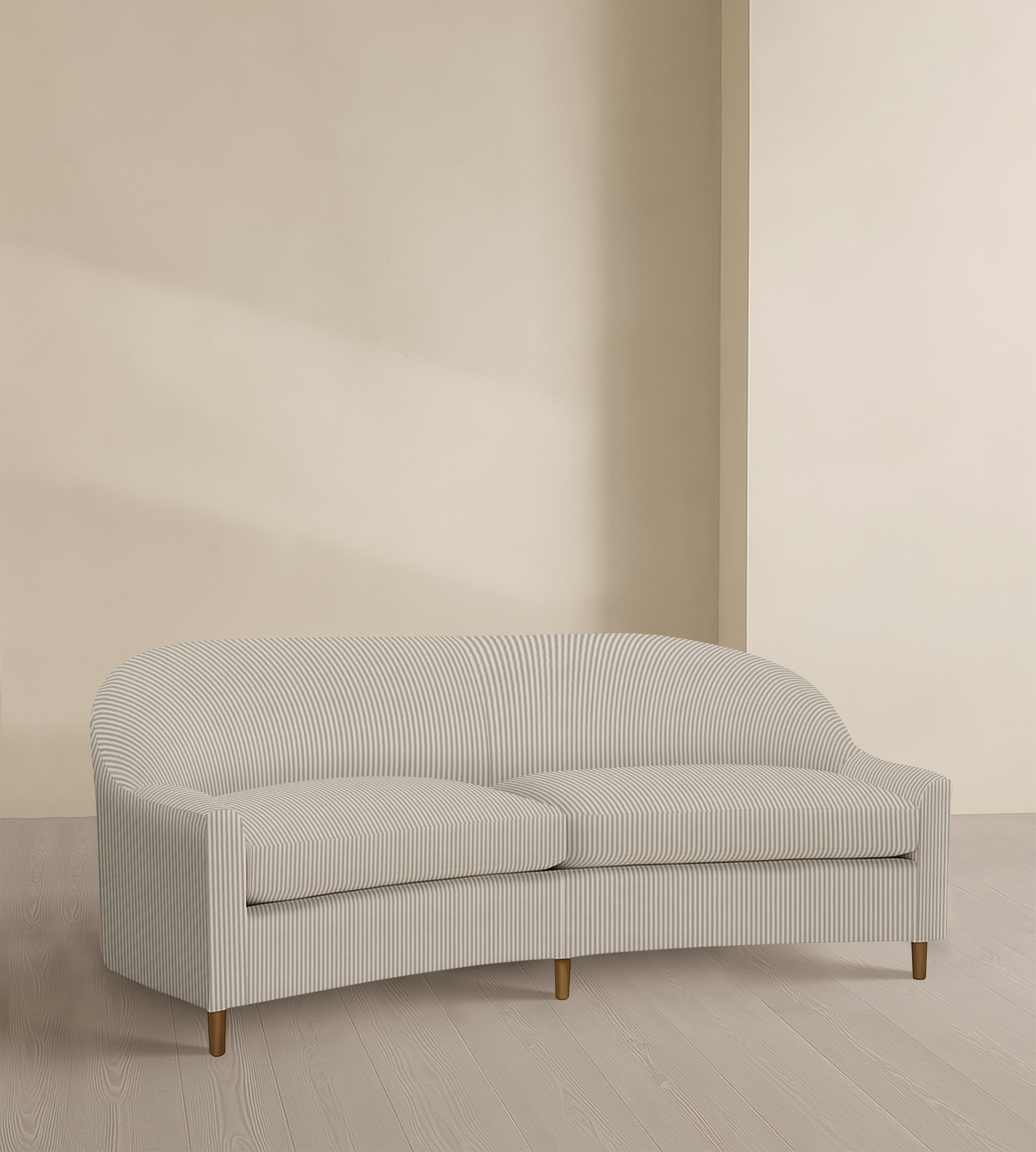 The Fitzroy – 86" Tightback Curved Sofa