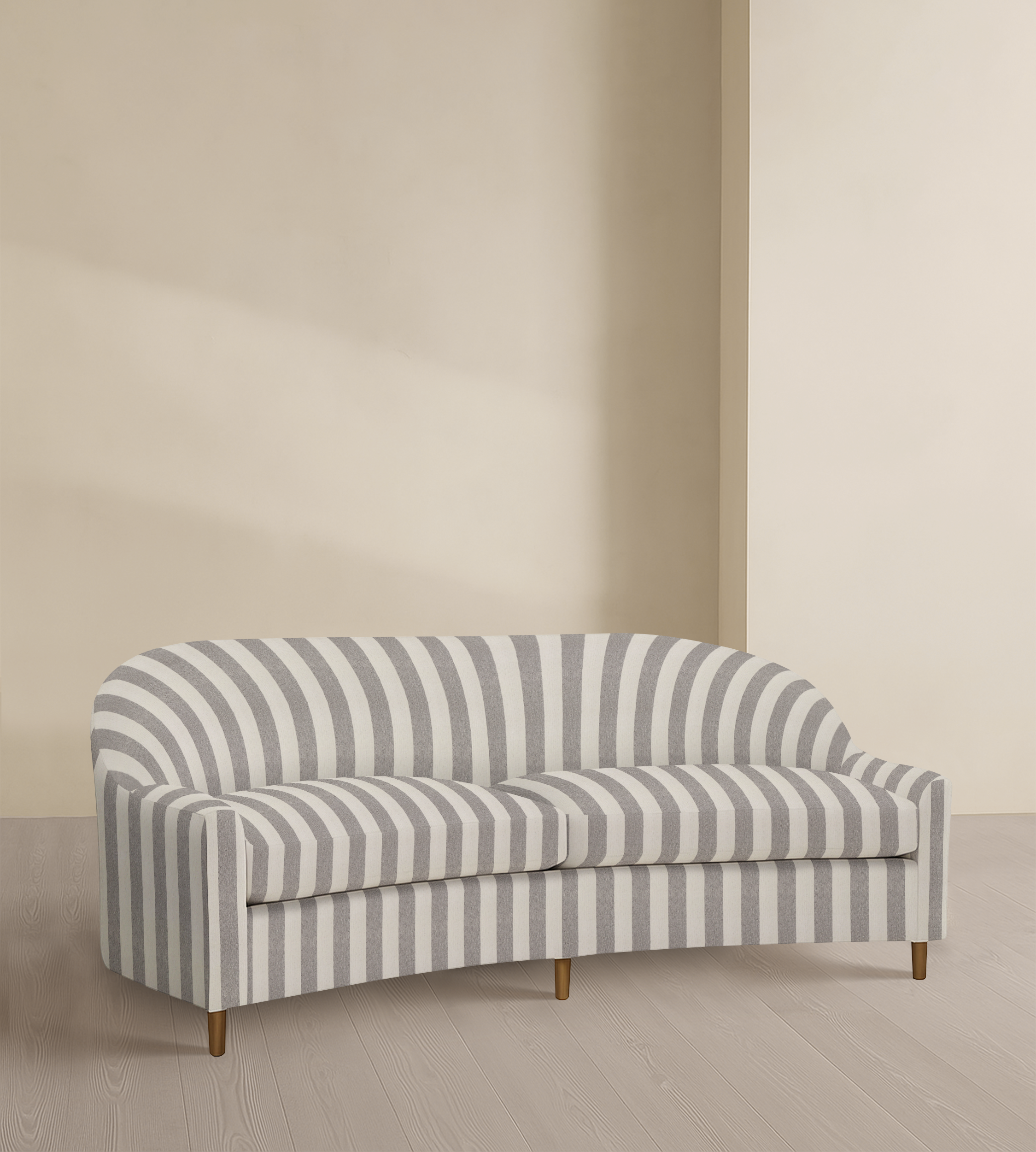 The Fitzroy – 86" Tightback Curved Sofa