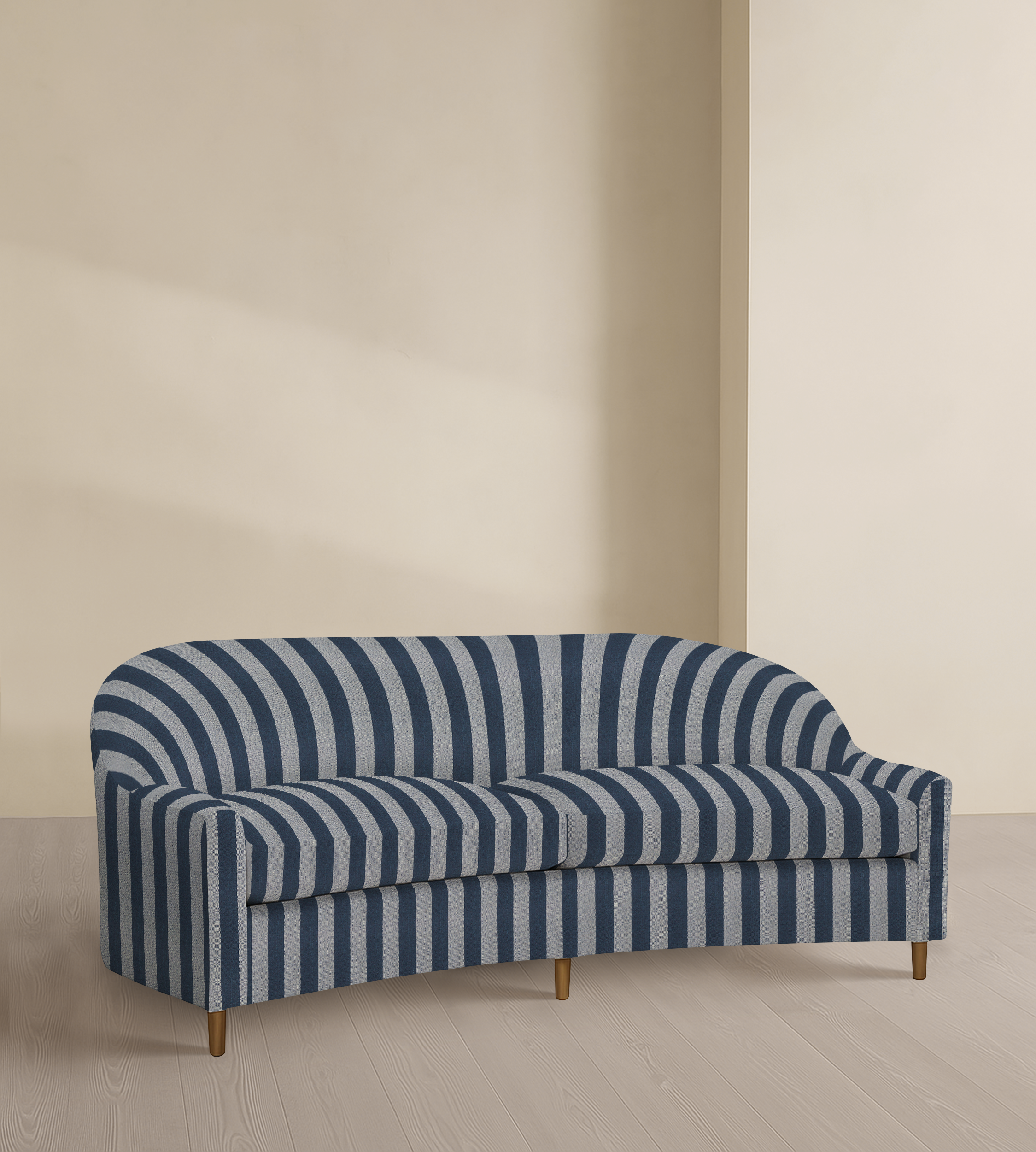 The Fitzroy – 86" Tightback Curved Sofa