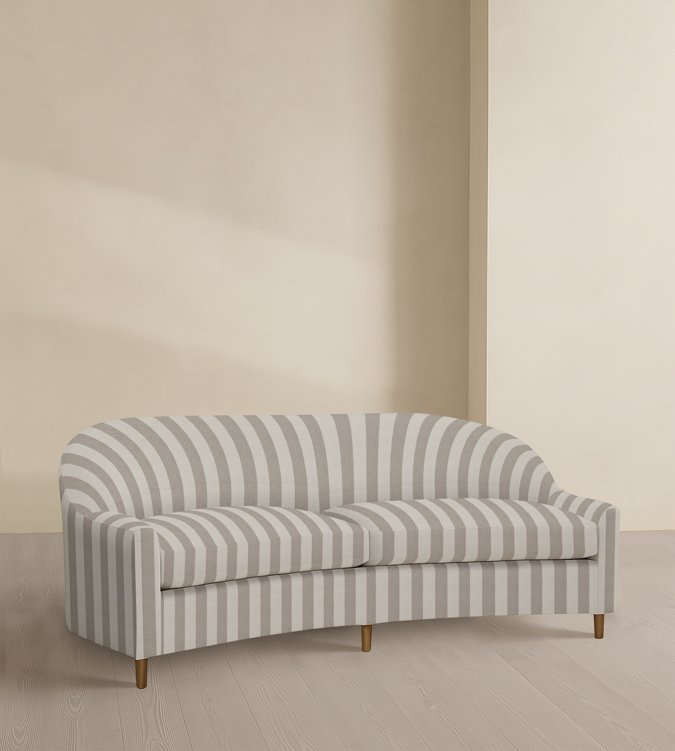 The Fitzroy – 86" Tightback Curved Sofa