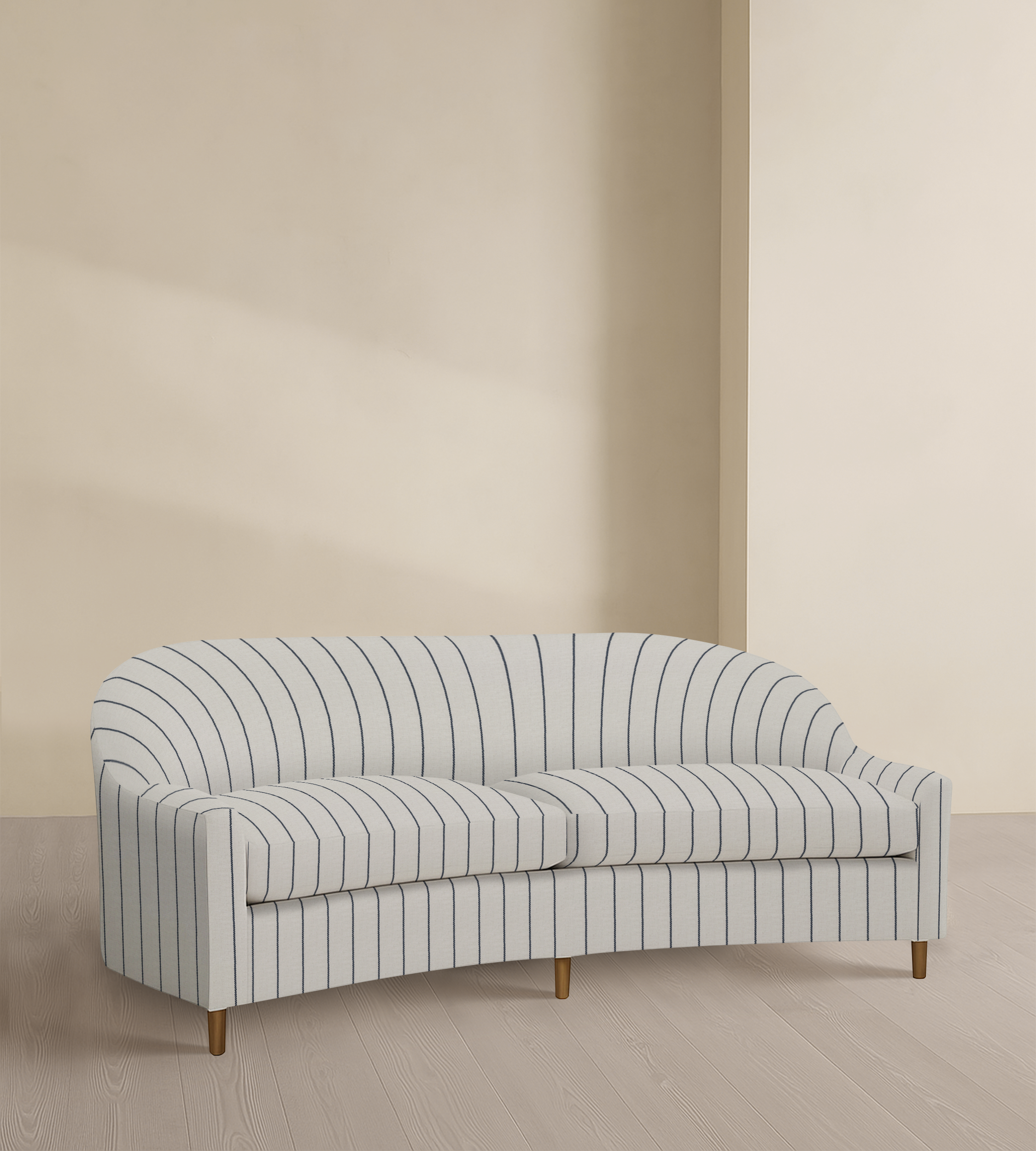 The Fitzroy – 86" Tightback Curved Sofa