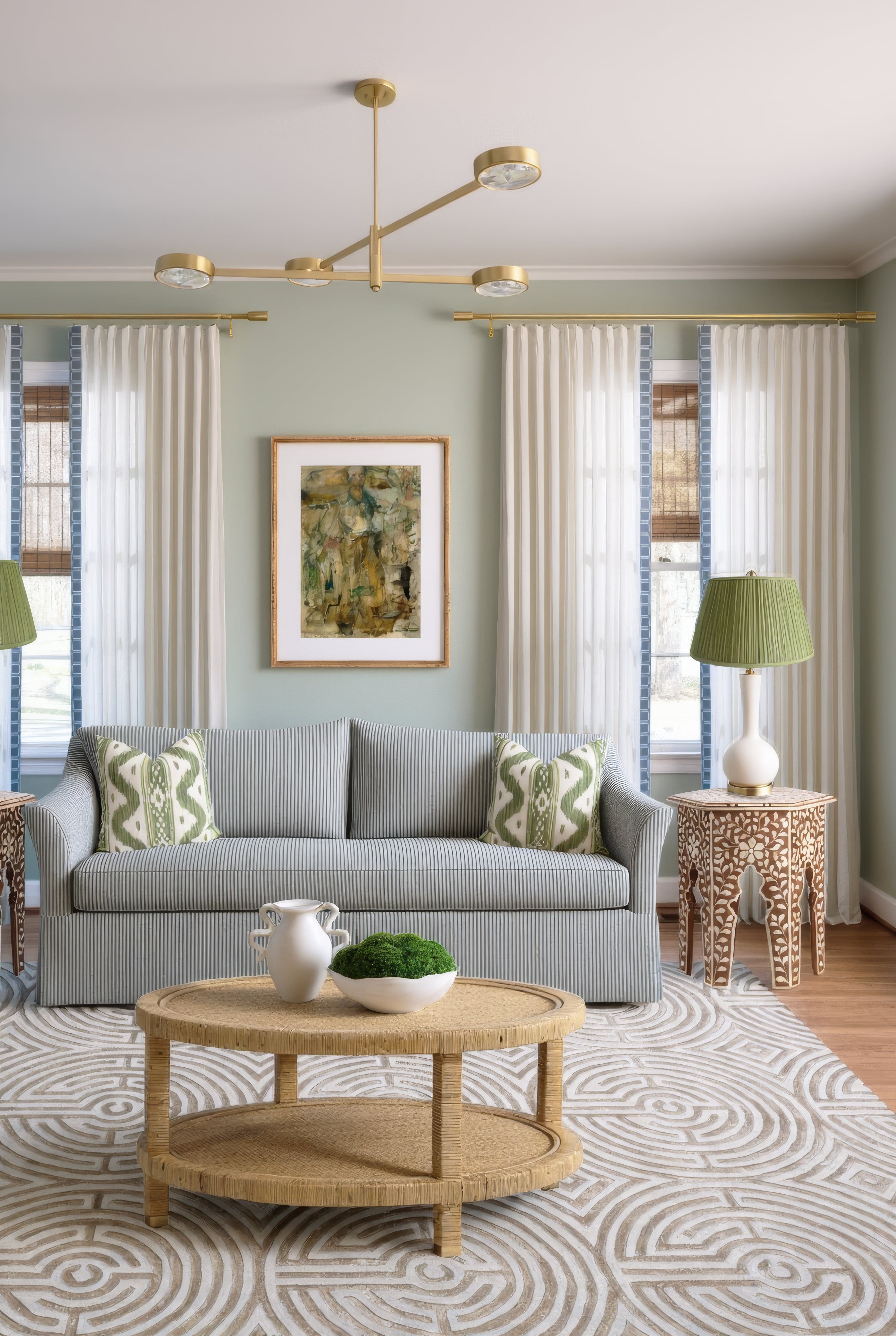 The Chelsea – 97" Skirted Flare Arm Sofa