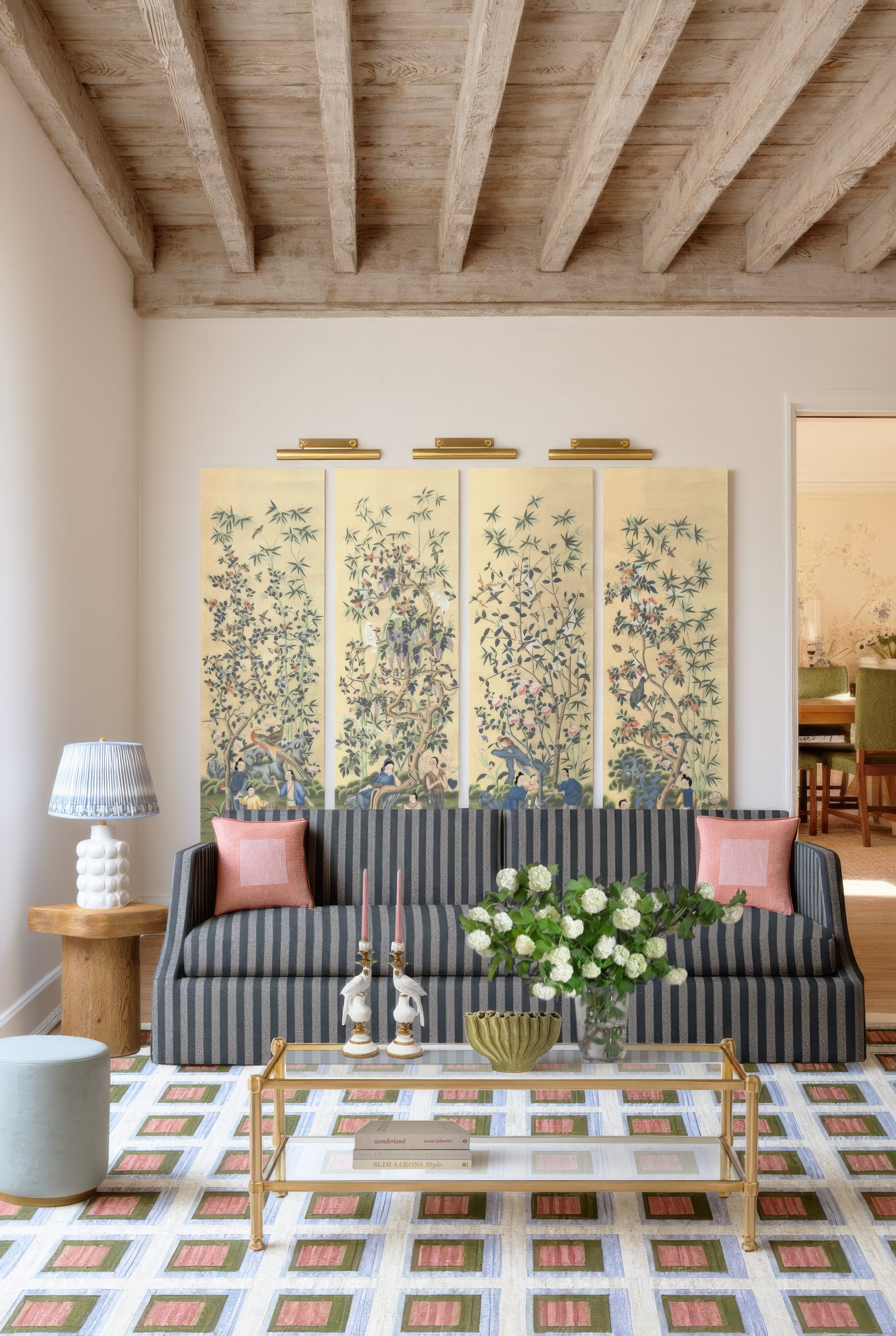 The Dalston – 95" Skirted Bench Sofa