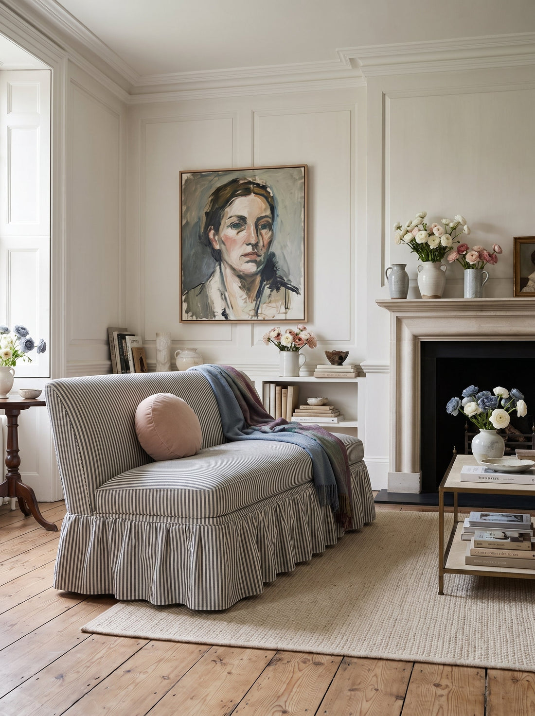 How to Buy a Striped Couch That Holds Up to Real Family Life