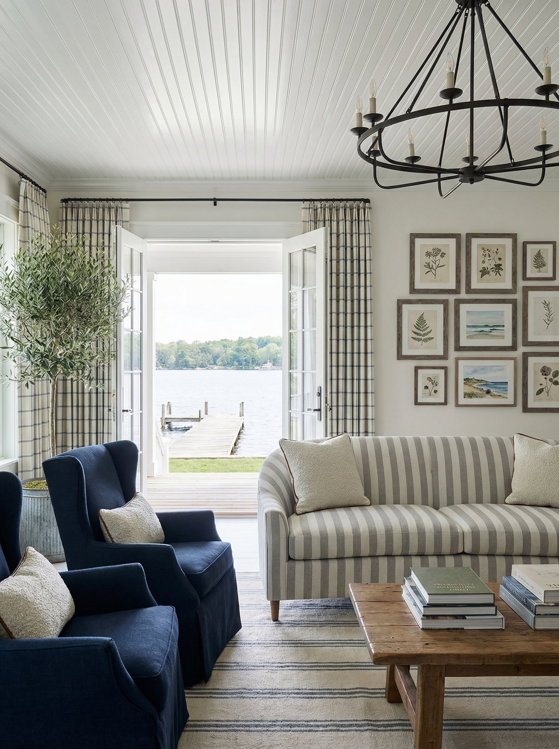 Lake House Living Room Ideas That Balance Comfort and Timeless Style
