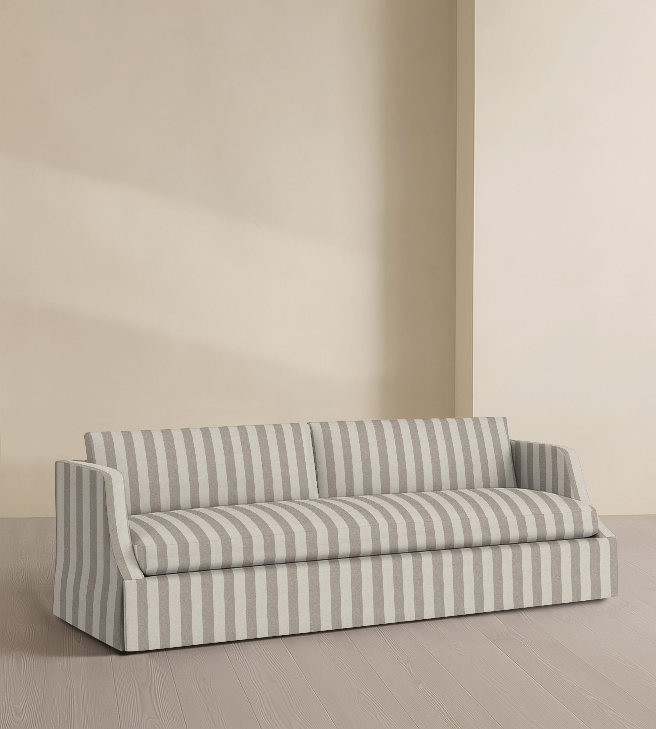 The Dalston Modern Skirted Bench Sofa