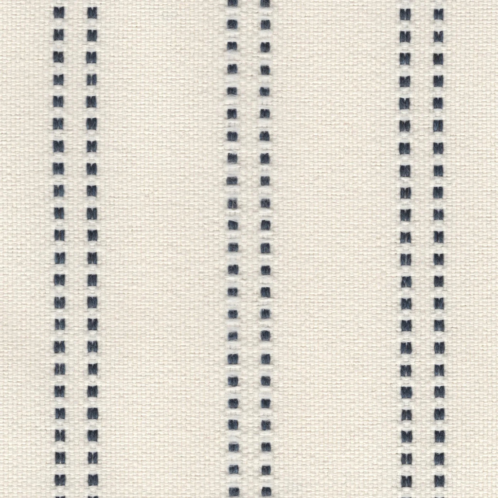 Blue Stitched Stripe Performance Fabric