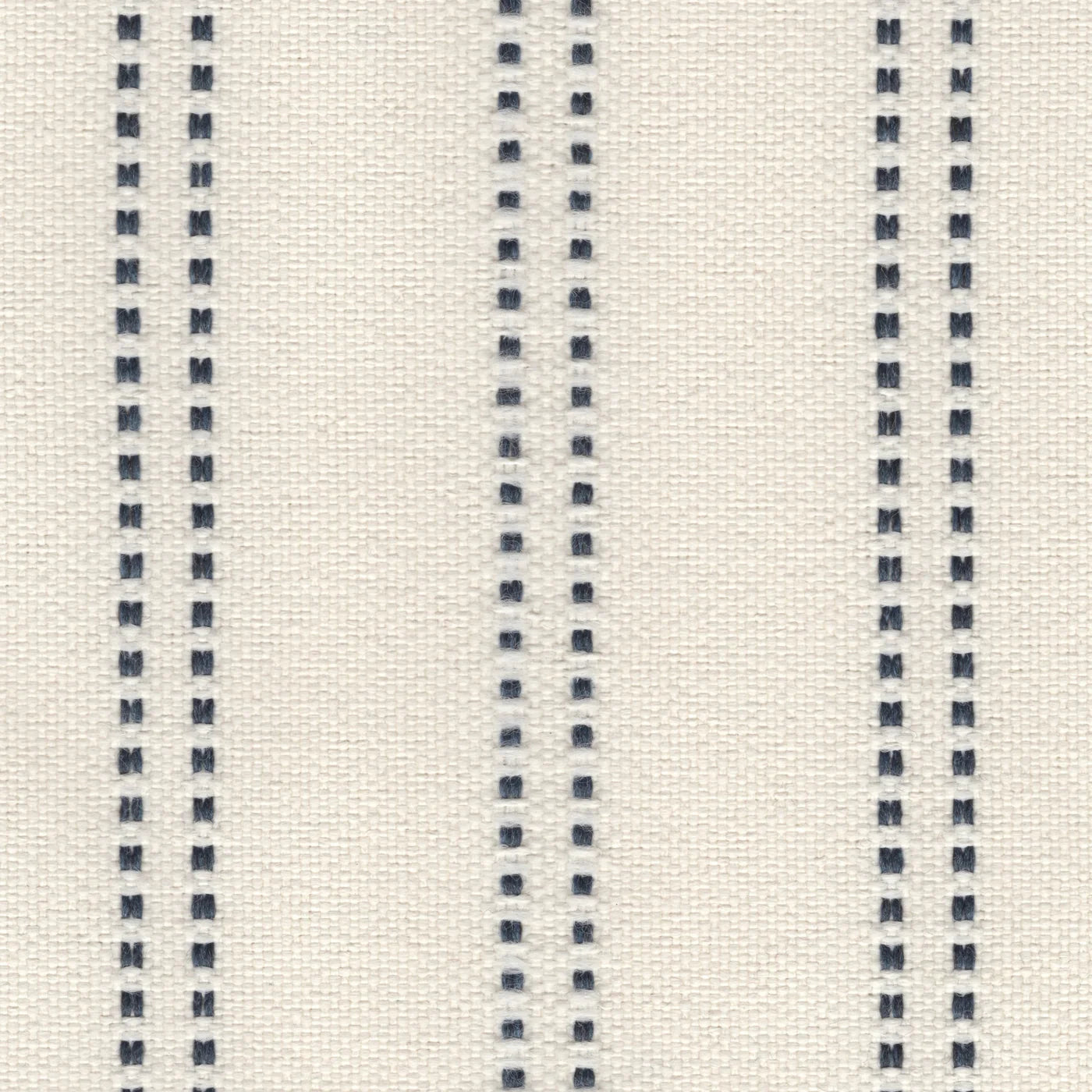 Blue Stitched Stripe Fabric Sample